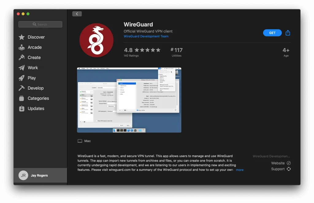 WireGuard macOS Download App