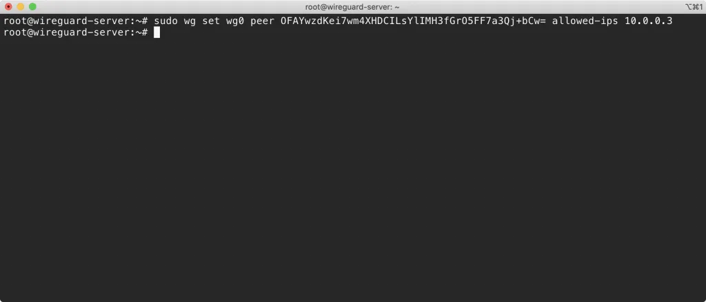 WireGuard Windows 10 Configure Server