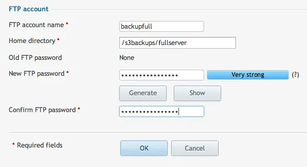 FTP Backup