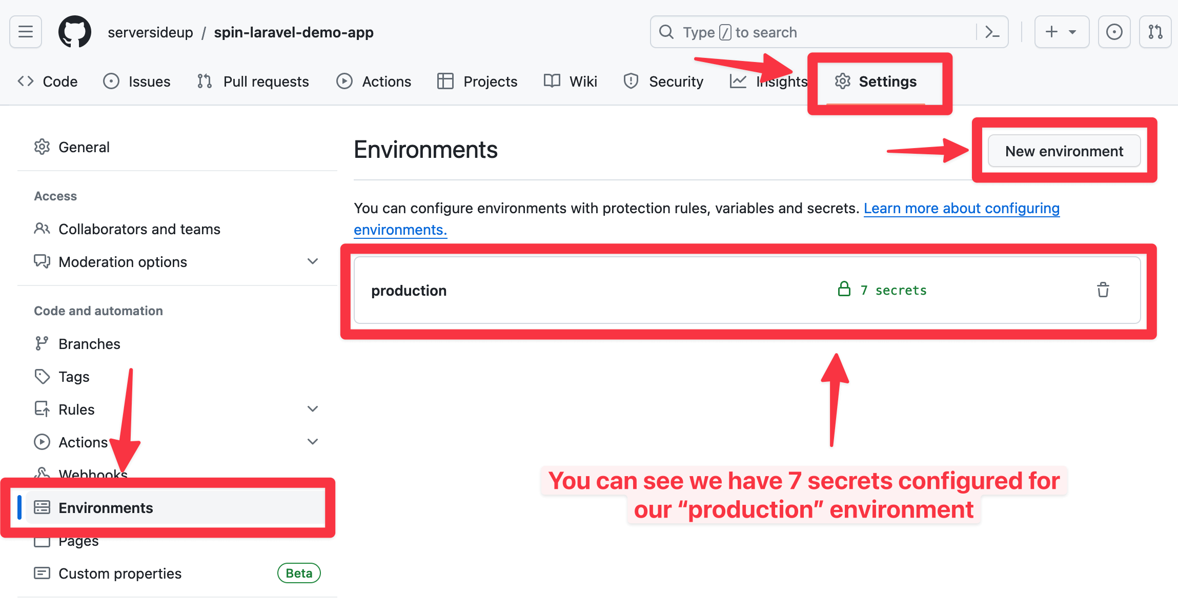 GitHub Actions Secrets