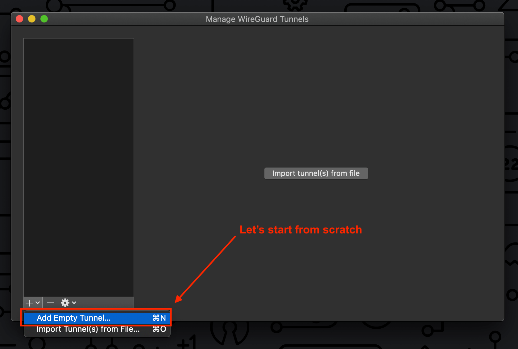 How to configure a WireGuard macOS client - Server Side Up