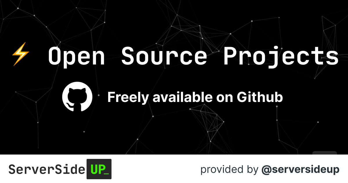 Open Source - Server Side Up