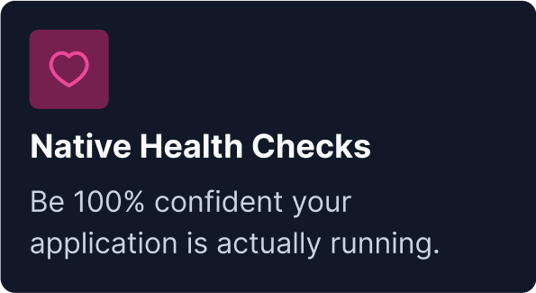 Native Health Checks