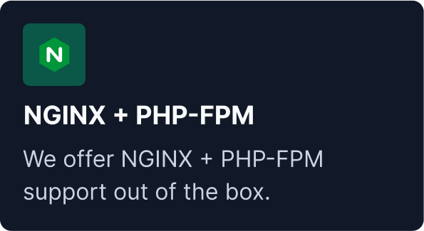 NGINX + PHP-FPM