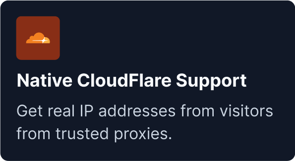 Native CloudFlare Support