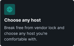 Choose Any Host